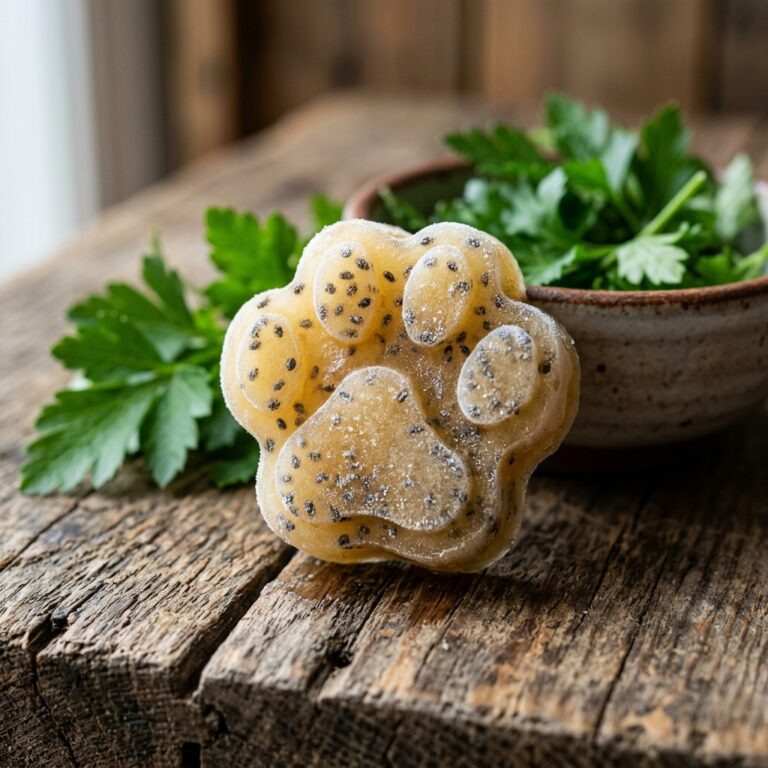 Better Than Probiotics? This Chia and Bone Broth Frozen Treat Cured My Pup's Sensitive Tummy!