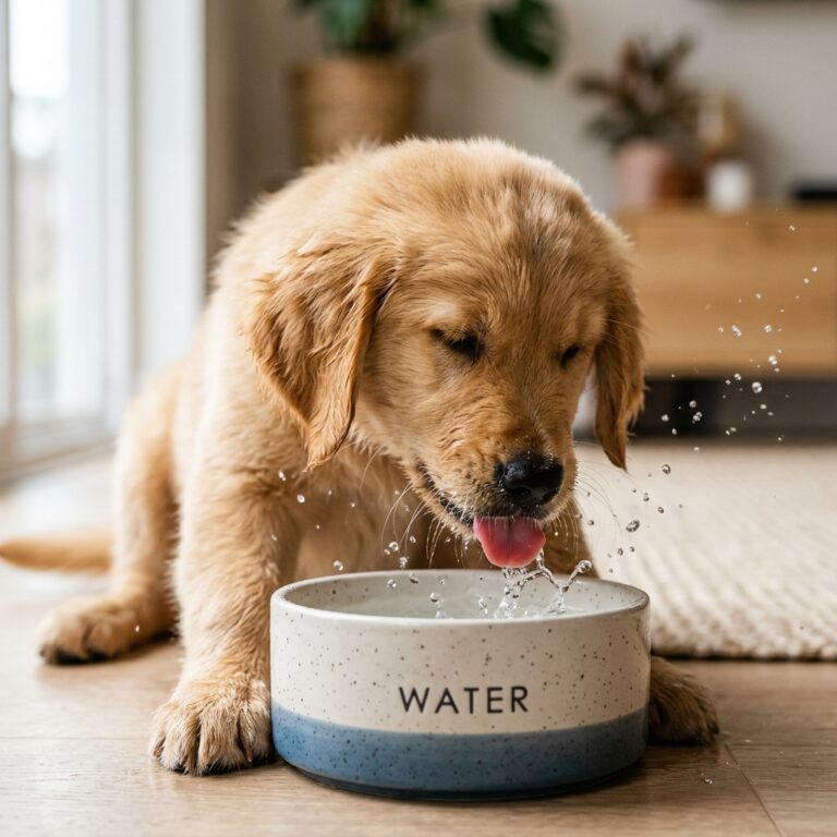 Dangerous Choking Risk? How To Stop Your Puppy Gulping Water Too Fast
