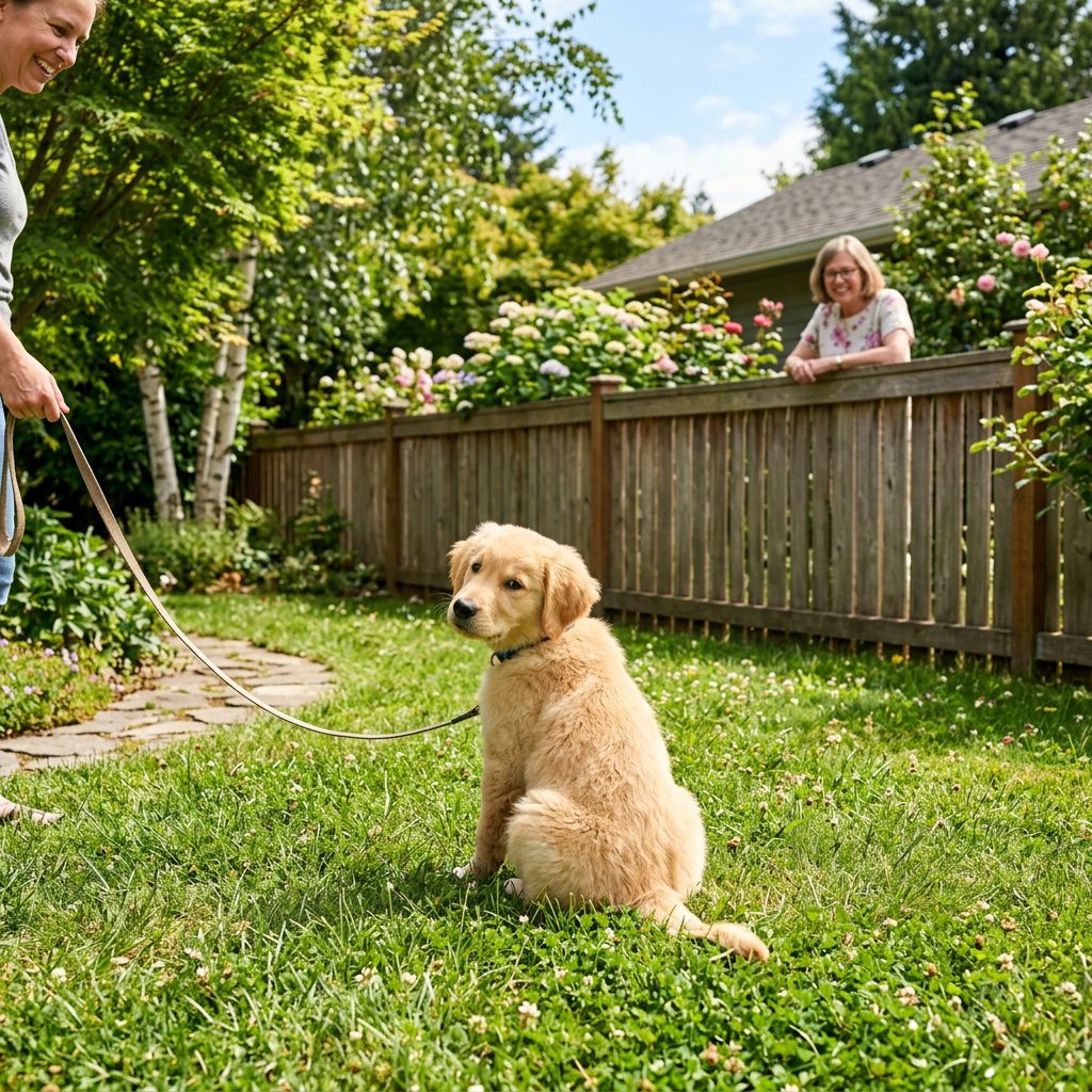 How To Stop Puppy Barking At Neighbors Through Fence (Fast 4-Step Fix!)