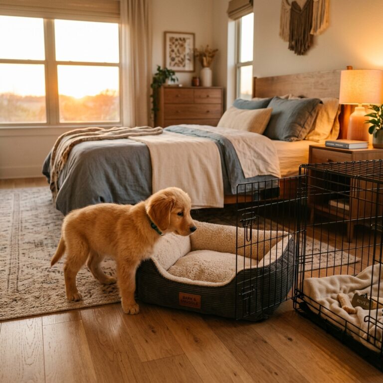 Is Your Puppy Ready? How to Safely Transition From Crate to Bed