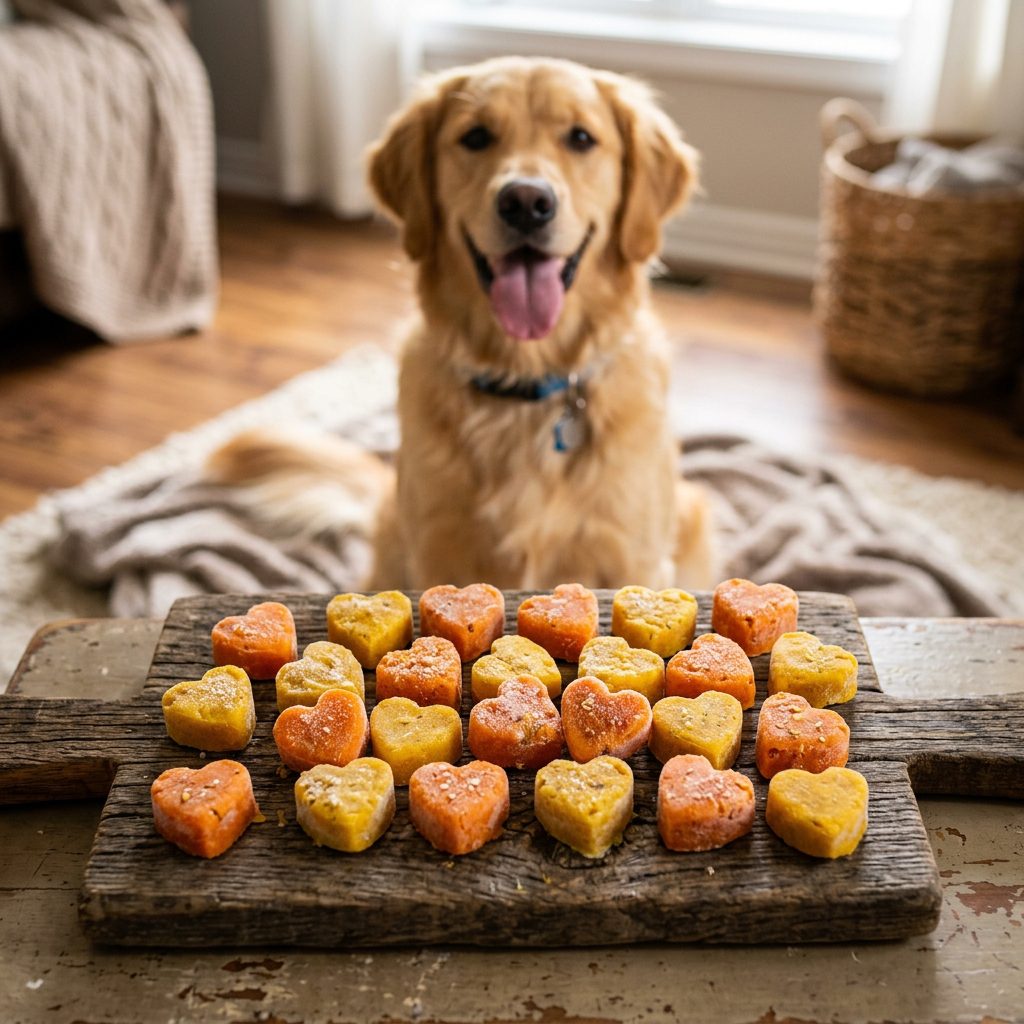 My Dog Is Obsessed With These 3-Ingredient Frozen Pumpkin and Banana Bites!