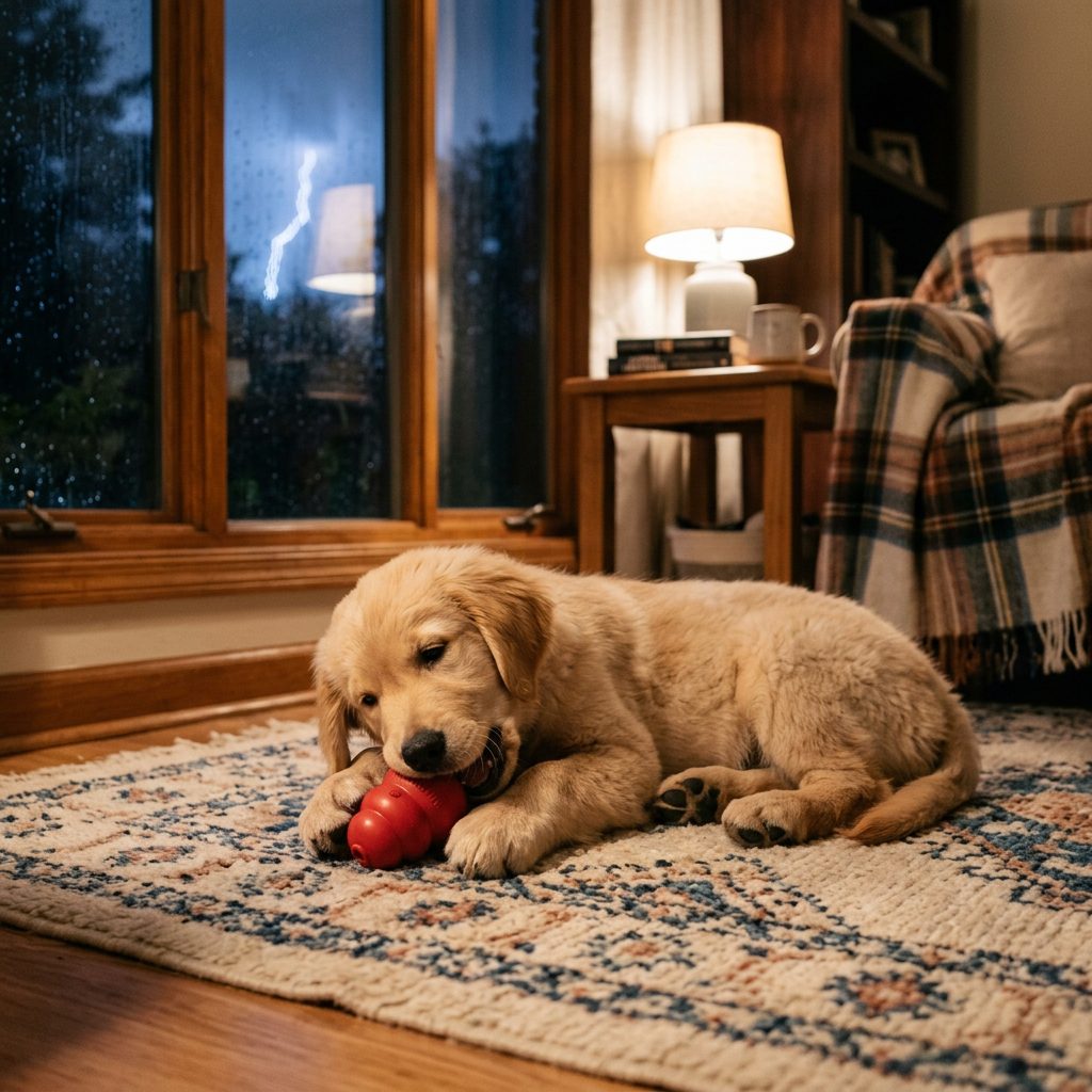No More Fear! How To Desensitize Your Puppy To Thunder, Fireworks, And Loud Noises