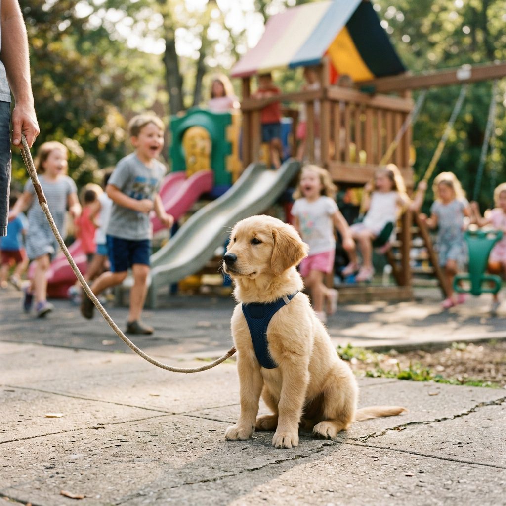 No More Lunging! How to Train Your Puppy to Stay Calm Around Screaming Kids