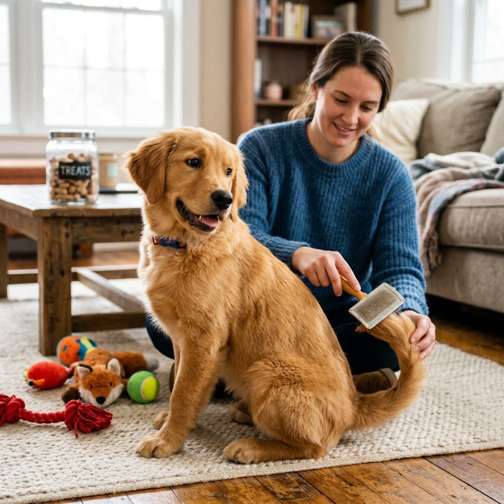 No More Snapping! How to Brush Your Puppy's Sensitive Tail Without Getting Nipped