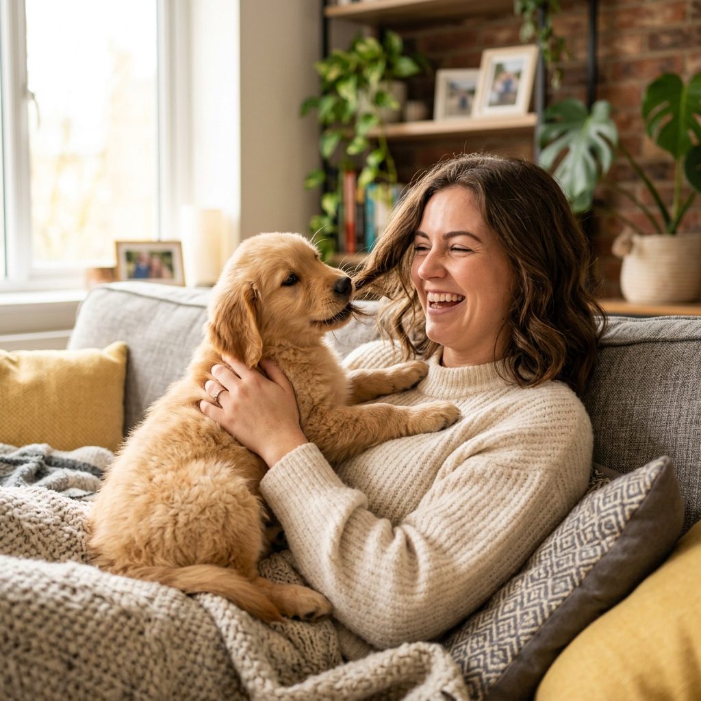 Ouch! How To Stop Puppy Biting Hair And Face During Cuddle Time