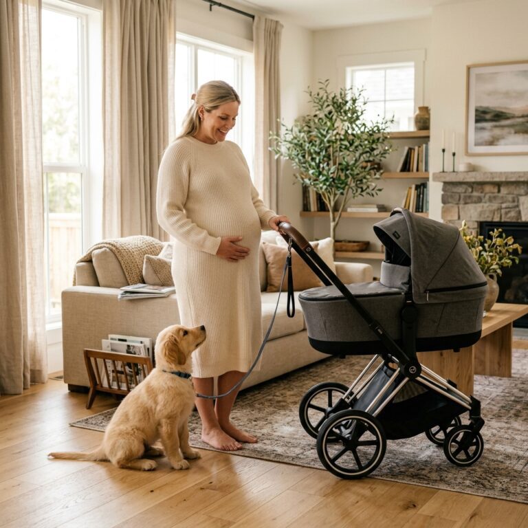Pregnant? 7 Crucial Steps To Desensitize A Puppy To A Baby Stroller Before Baby Arrives!