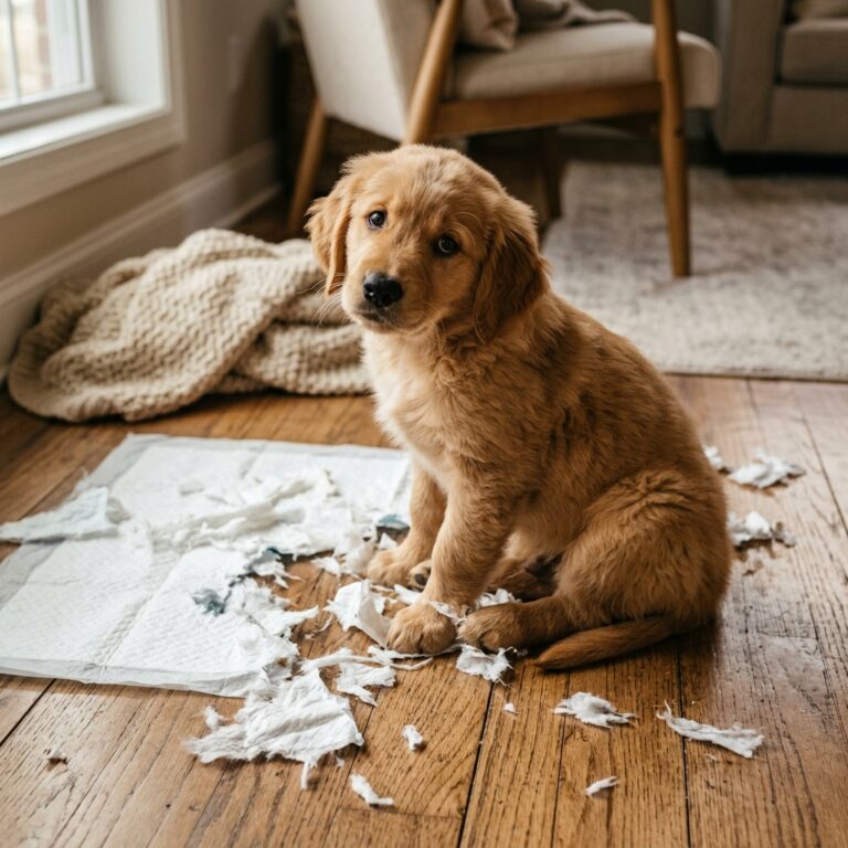 Stop This Dangerous Puppy Pee Pad Shredding Habit Instantly!