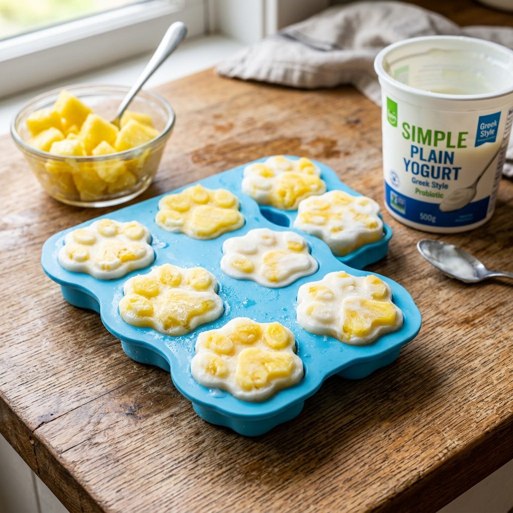 Stop Yeast Infections Instantly With These Frozen Pineapple Yogurt Dog Treats