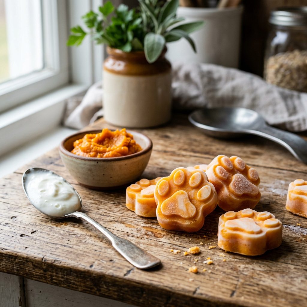 The $2 Stomach Soother: Frozen Pumpkin Yogurt Bites Your Dog Will Go Bananas For