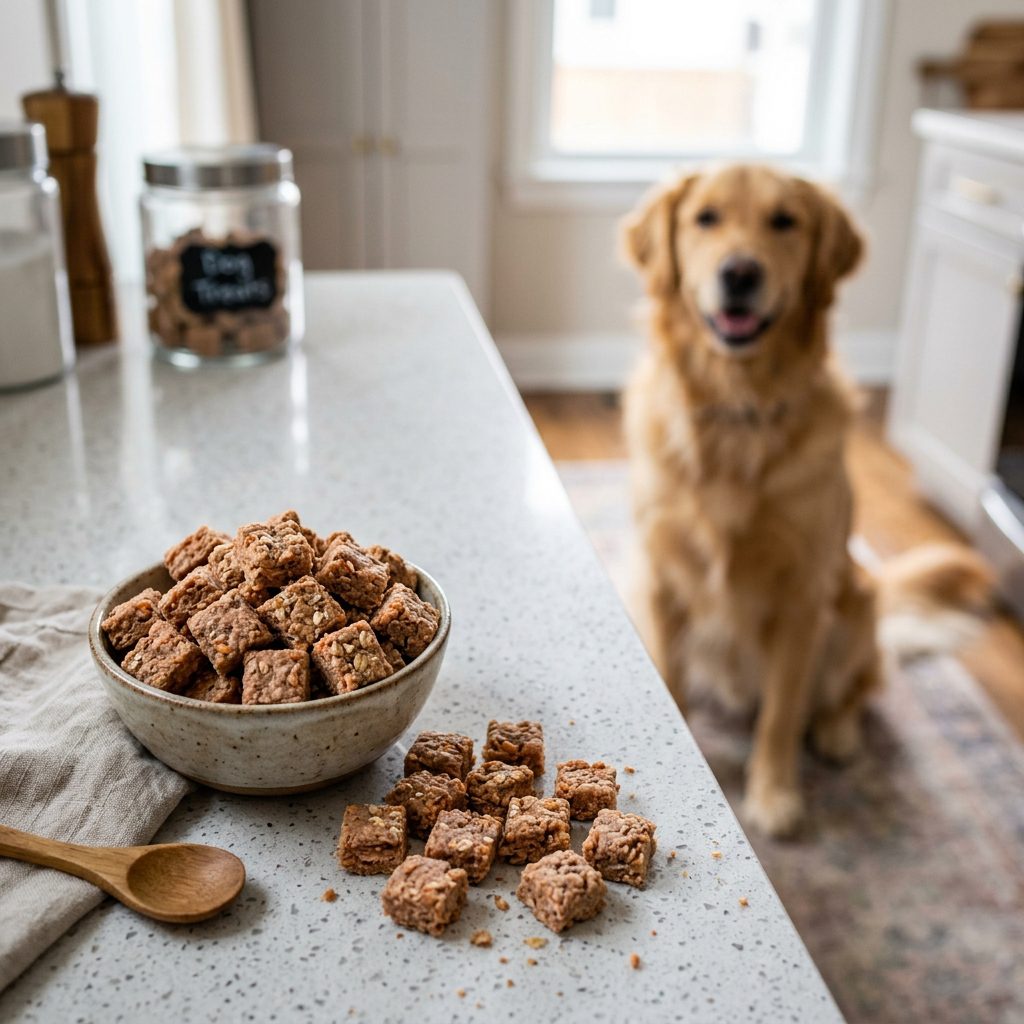 The 3-Minute Microwave Salmon and Oat Flour Dog Treats That Are Perfect for Quick Training!