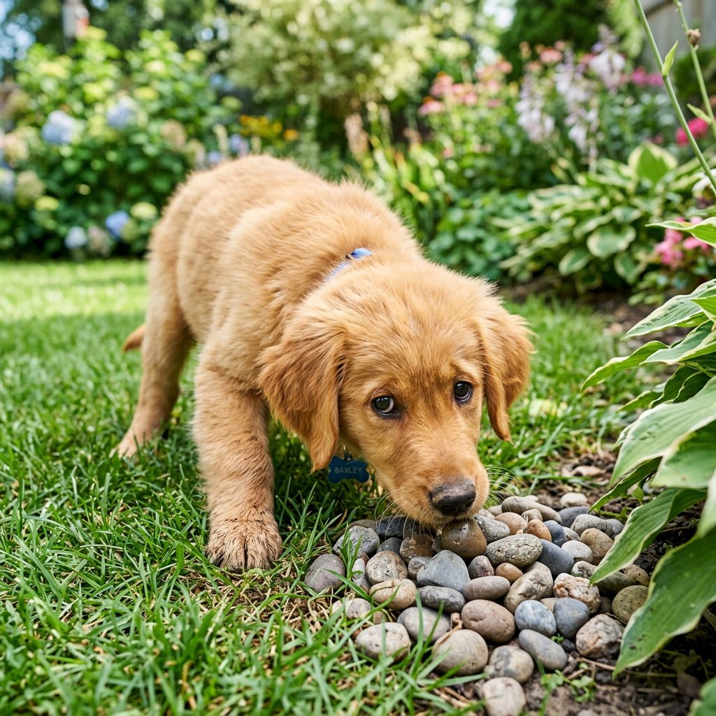 The Dangerous Habit of Puppy Stone Eating (And How to Block It)