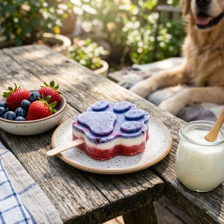 The Most Patriotic Red, White, and Blue Frozen Treats Your Dog Will Obsess Over