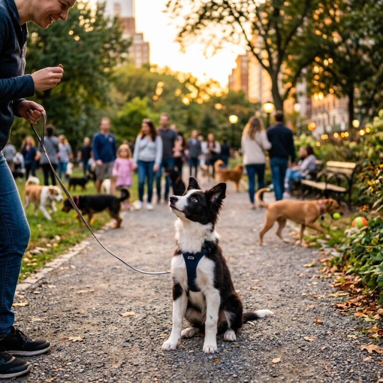 The Secret To Getting Your Puppy's Full Attention In A Busy Park (Even Around Other Dogs!)