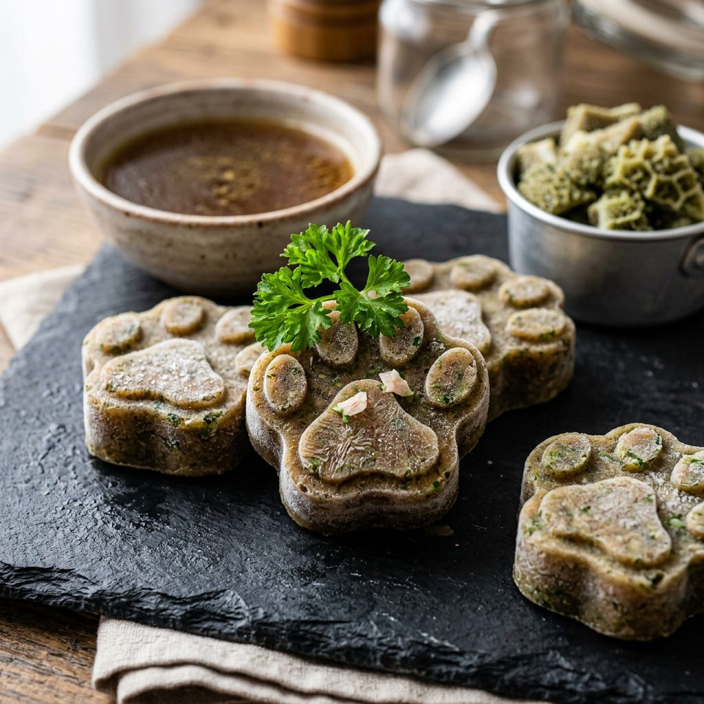 The Smelliest Gut-Healing Treat Your Dog Will Die For: Frozen Green Tripe and Bone Broth Paws!