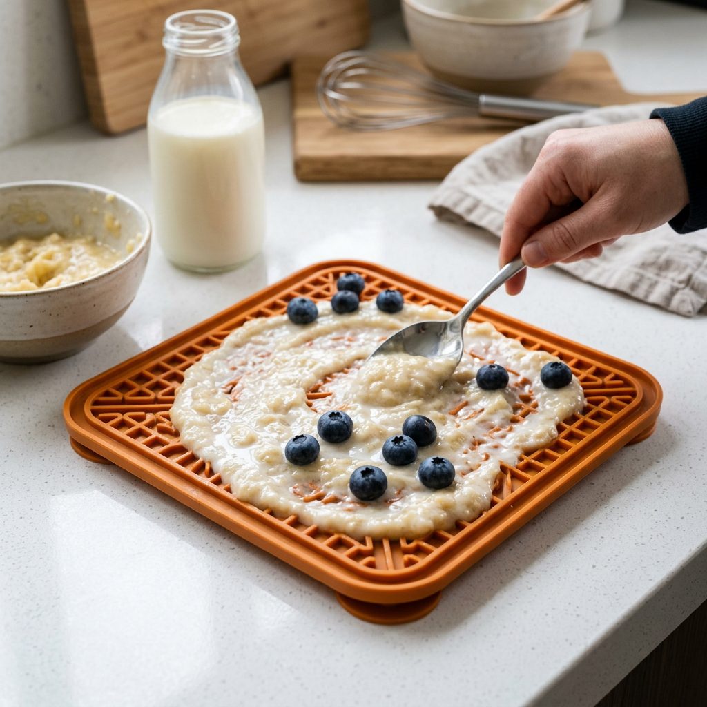 The Ultimate Anti-Anxiety Raw Goat Milk and Banana Lick Mat Recipe to Calm Your Dog Instantly!