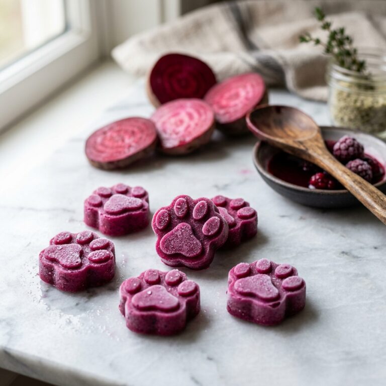 The Ultimate Fiber Boost: These Vibrant Frozen Beet Pulp Paws Will Fix Your Dog's Digestion Overnight