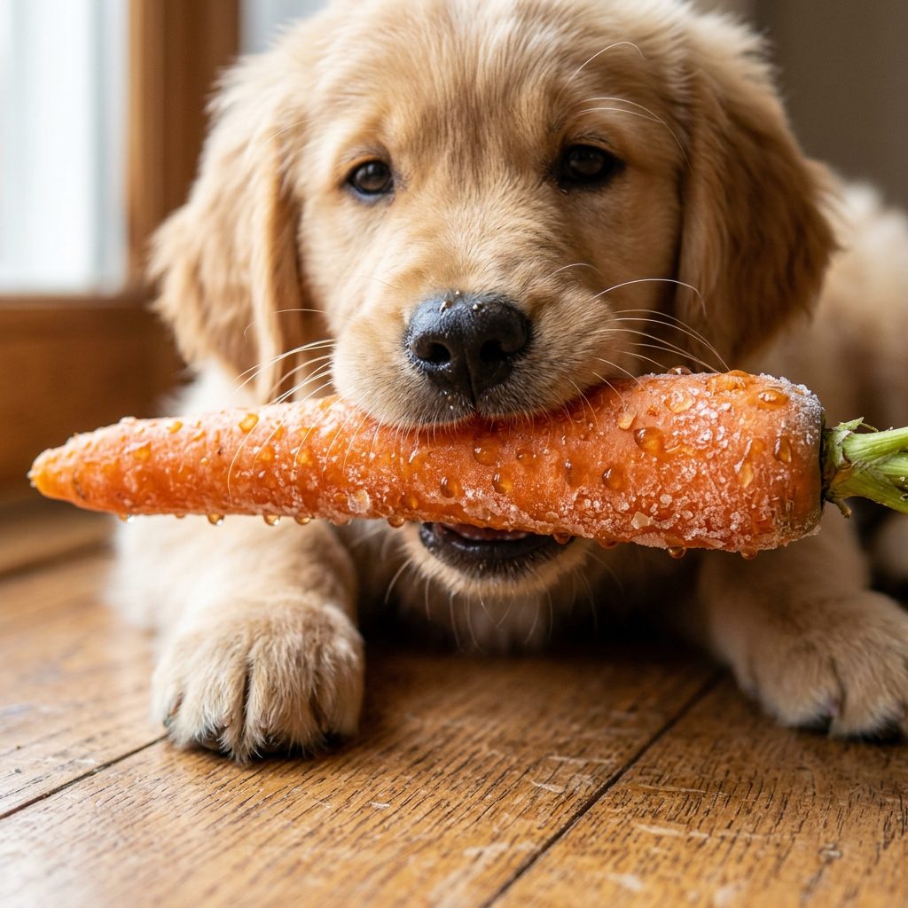 The Ultimate Frozen Carrot and Beef Broth Puppy Teething Treats That Will Save Your Furniture!