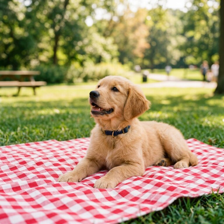 The Ultimate Secret to Train Your Puppy to Settle on a Picnic Blanket Every Single Time