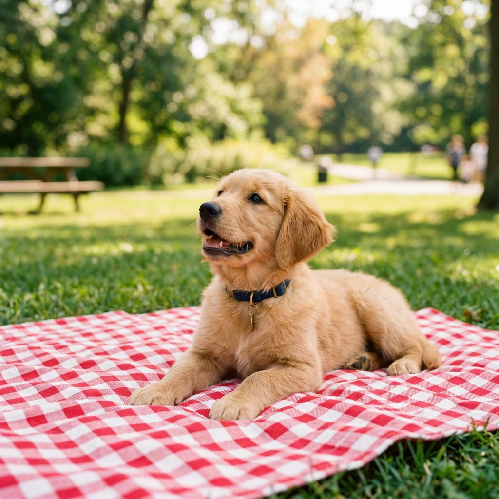 The Ultimate Secret to Train Your Puppy to Settle on a Picnic Blanket Every Single Time