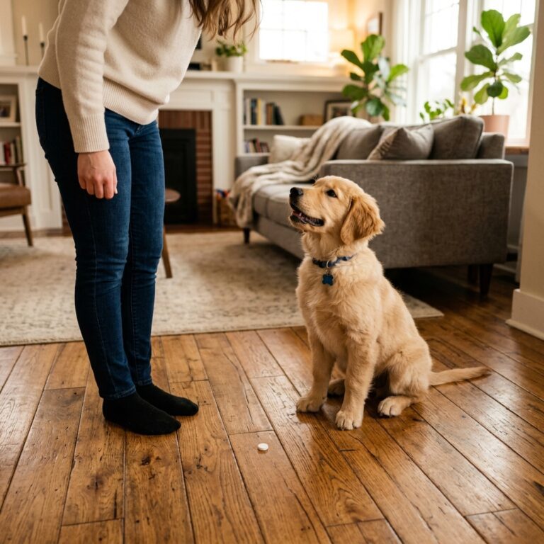 This Life-Saving Command Will Train Your Puppy to Ignore Dropped Pills Instantly!