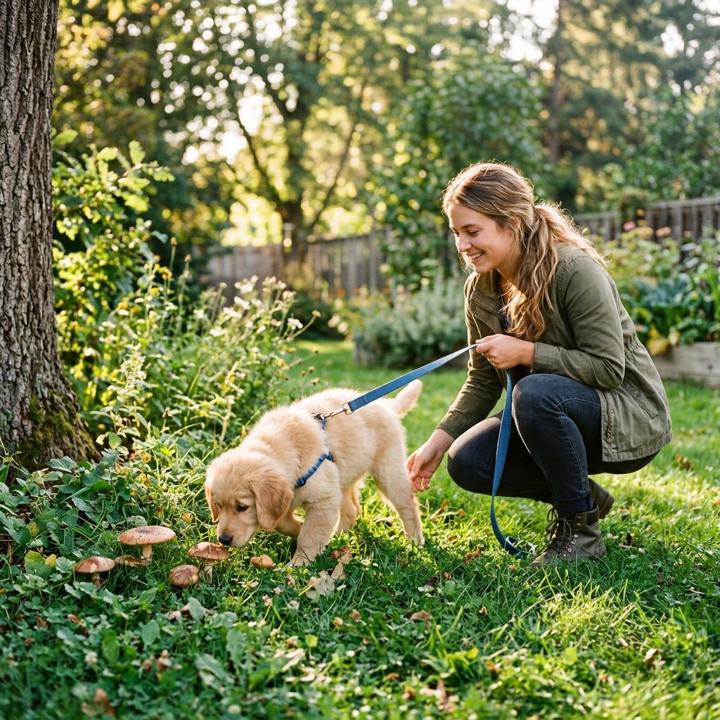Toxic Yard Alert: How to Train Your Puppy to Stop Eating Dangerous Mushrooms Today