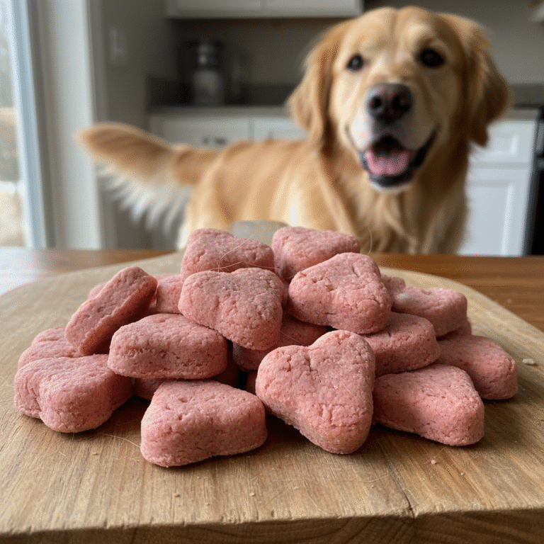 Adorably Pink (And Healthy!) Beetroot Hearts To Show Your Pup Some Love