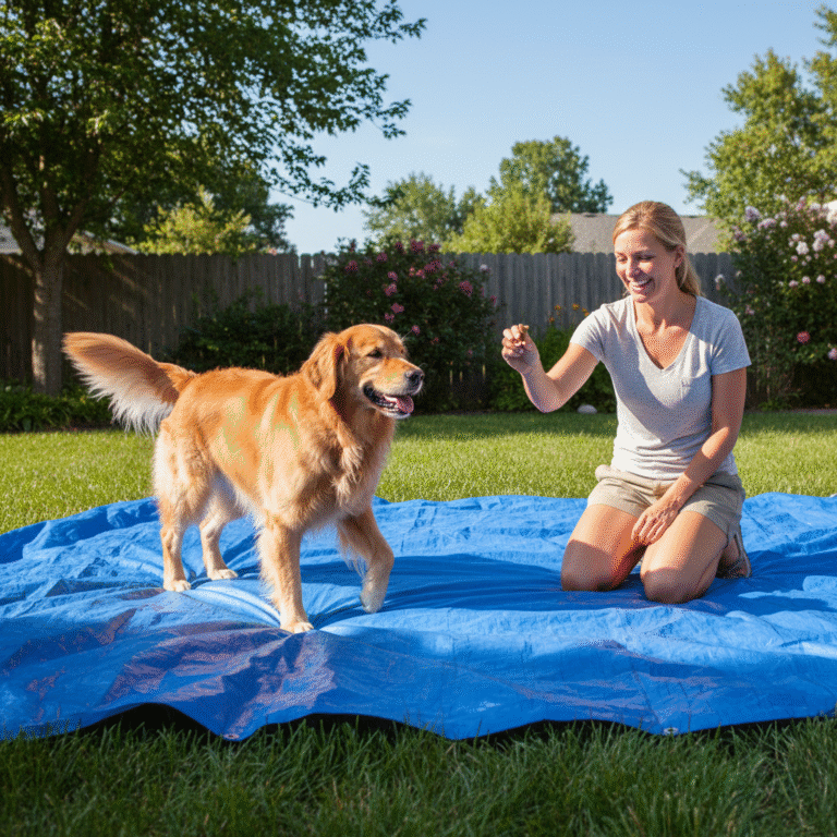 Boost Confidence: How to Train Your Dog to Walk Over Tarps