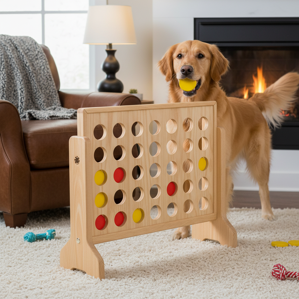 Can Dogs Play Board Games? Teaching Your Dog to Play Connect 4