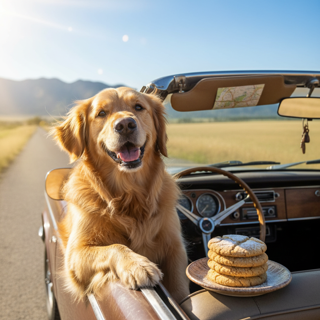 Car Sick Pup? Bake These Ginger Snaps Before Your Next Road Trip