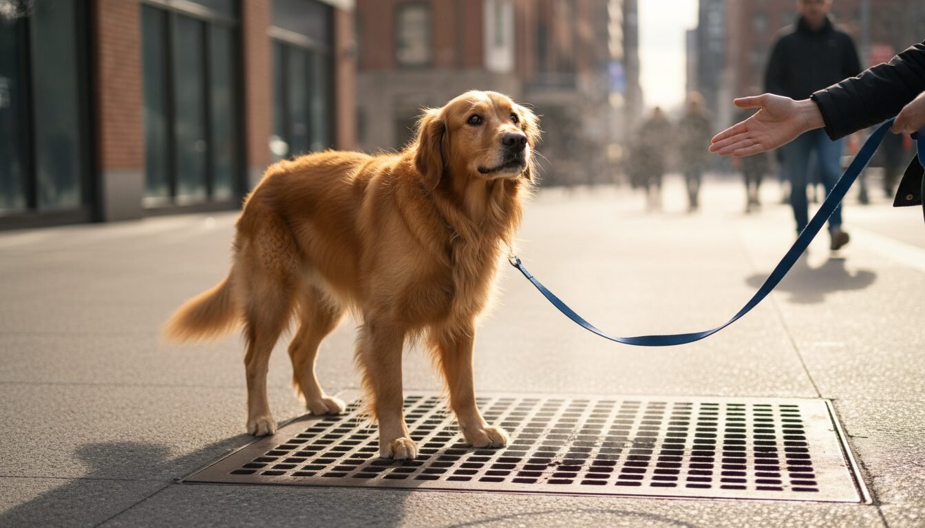 City Dogs: Conquering The Fear Of Sidewalk Grates And Manholes