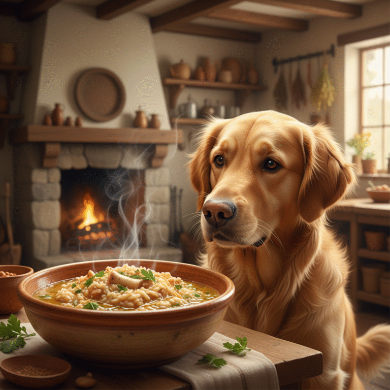 Comfort Food: Dog Safe Bone Broth Risotto Recipe