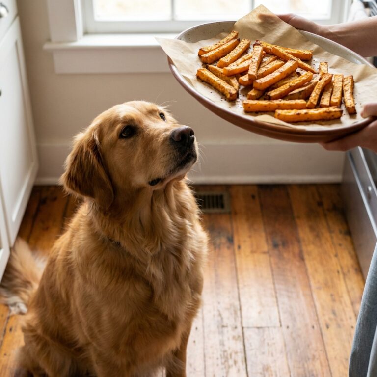 Crispy Baked Butternut Squash Fries (Healthy Dog Treat)