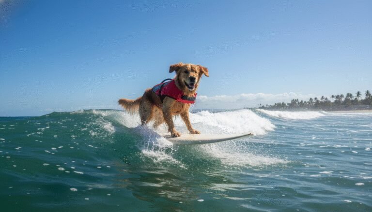 Dog Surfing 101: How to Teach Your Water-Loving Pup to Ride the Waves
