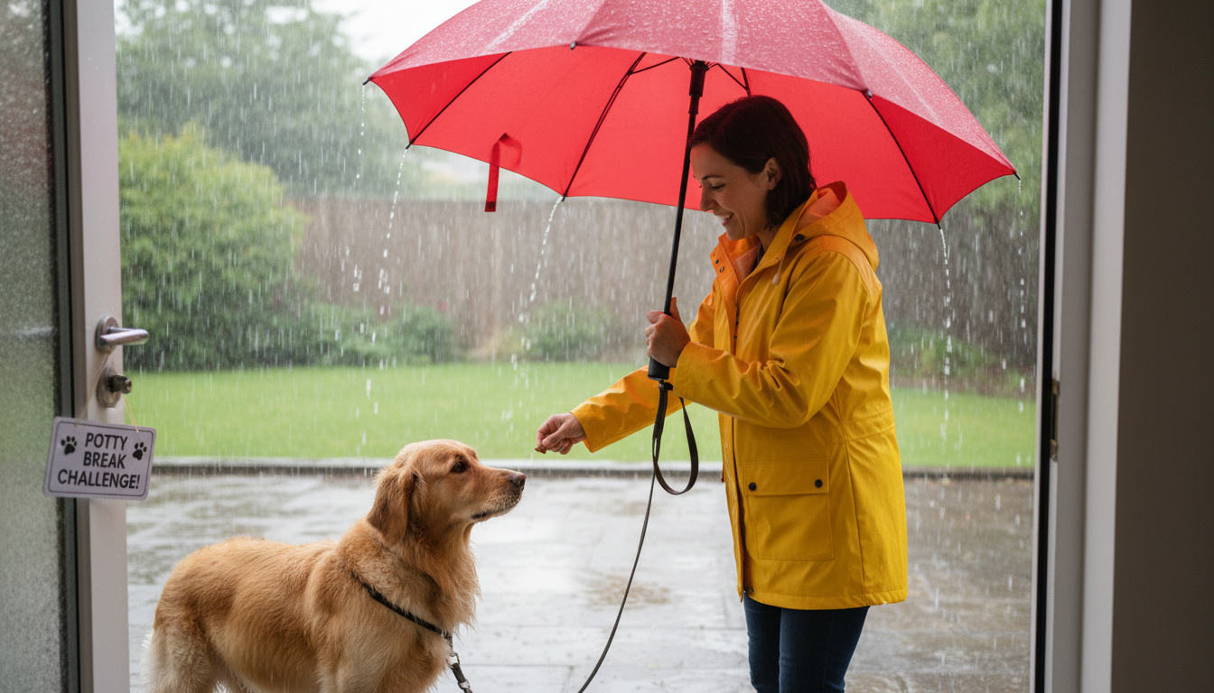 Dog Won't Poop In The Rain? 5 Weather-Proof Potty Hacks