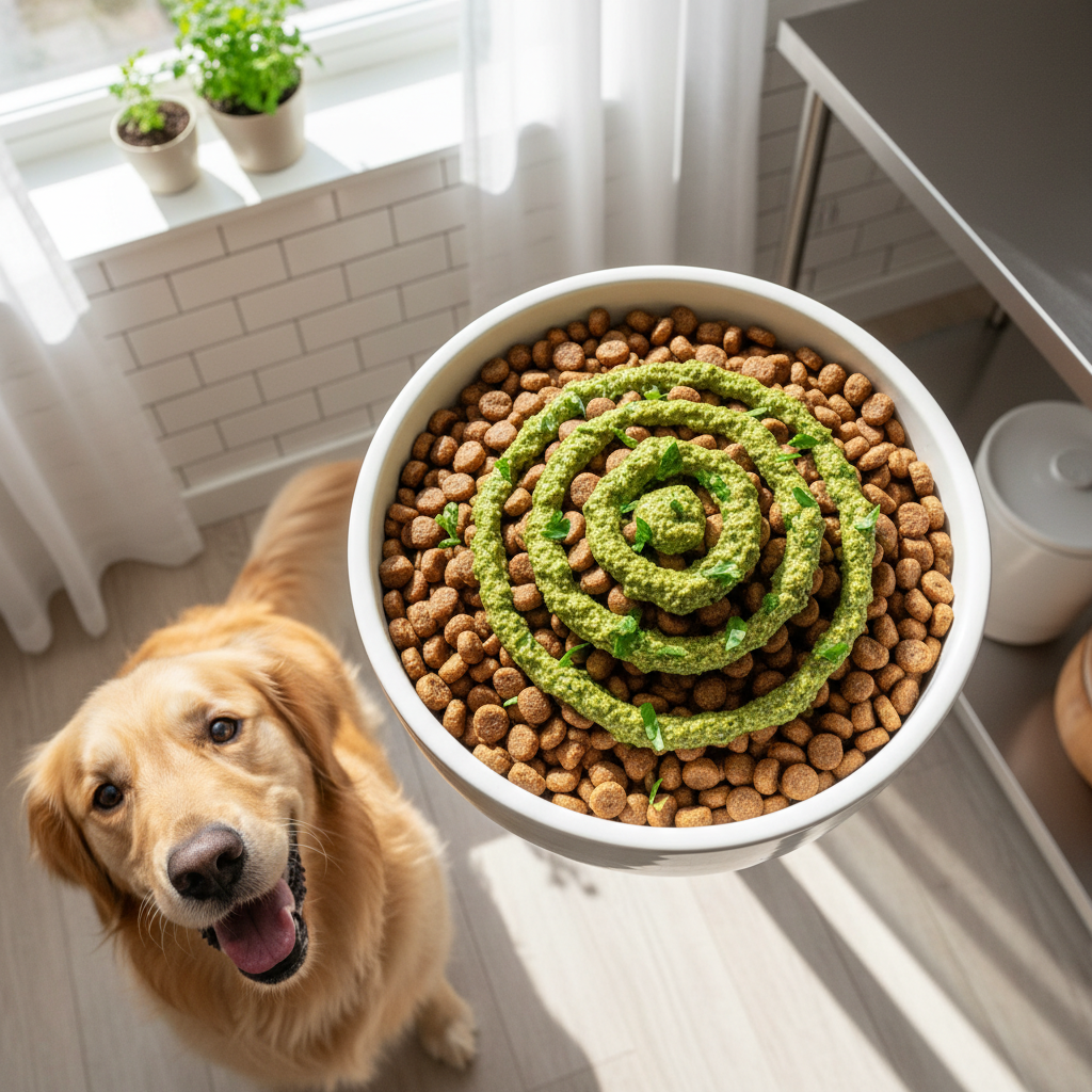 Doggy Pesto: A Supergreen Basil Blend for Fresh Breath