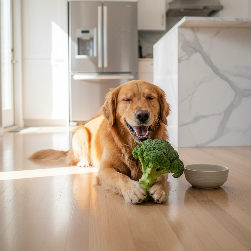 Don't Toss The Stems! Crunchy Broccoli Chews For Cleaner Teeth