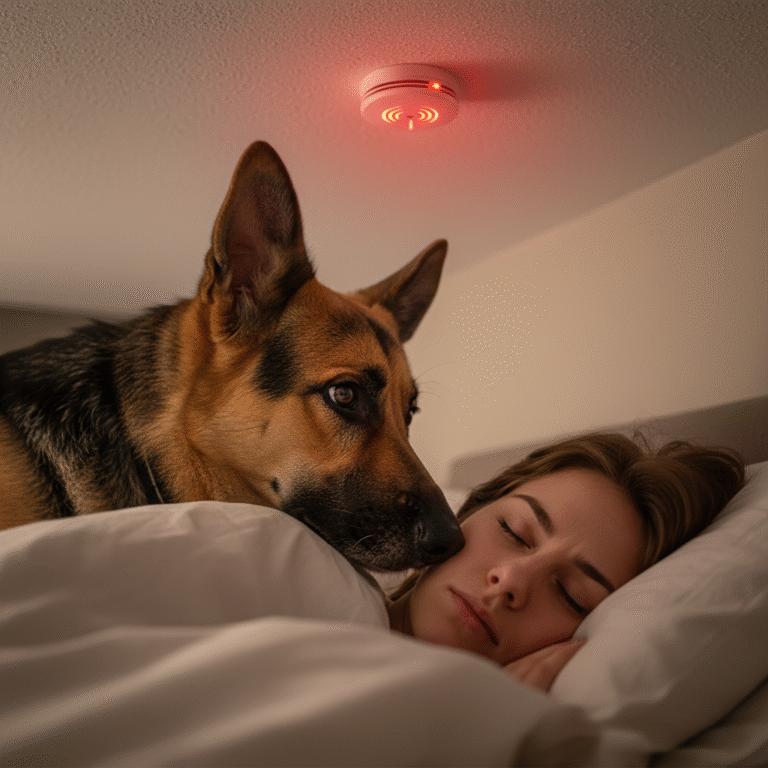 Fire Safety Hack: Train Your Dog To Wake You During A Smoke Alarm