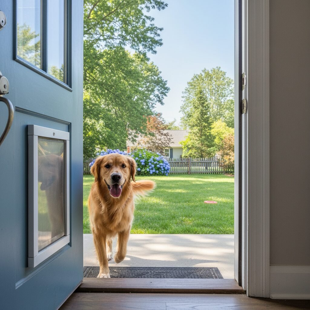 Freedom At Last! How To Train Any Dog To Use A Doggy Door In One Day