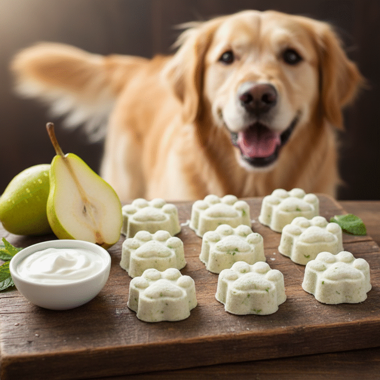 Gut-Healing Frozen Pear & Yogurt Paws (Better Than Probiotic Pills)