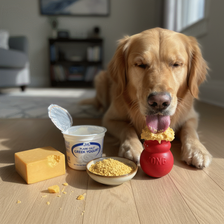 Homemade "Cheez Whiz" for KONGs (No Nasties Included)