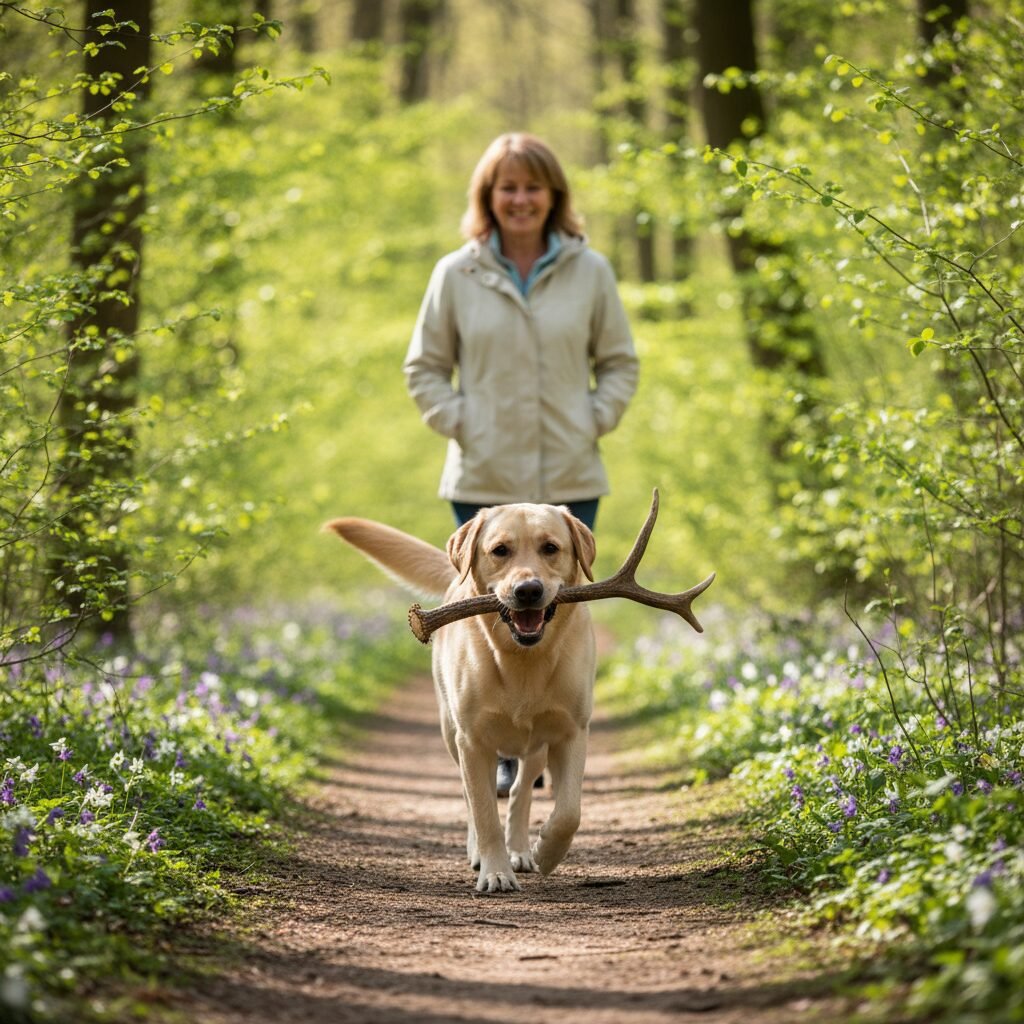 How to Turn Your Dog into an Antler Hunting Machine This Spring