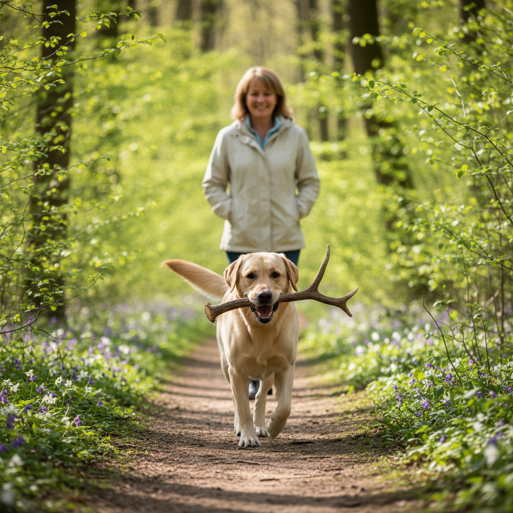 How to Turn Your Dog into an Antler Hunting Machine This Spring