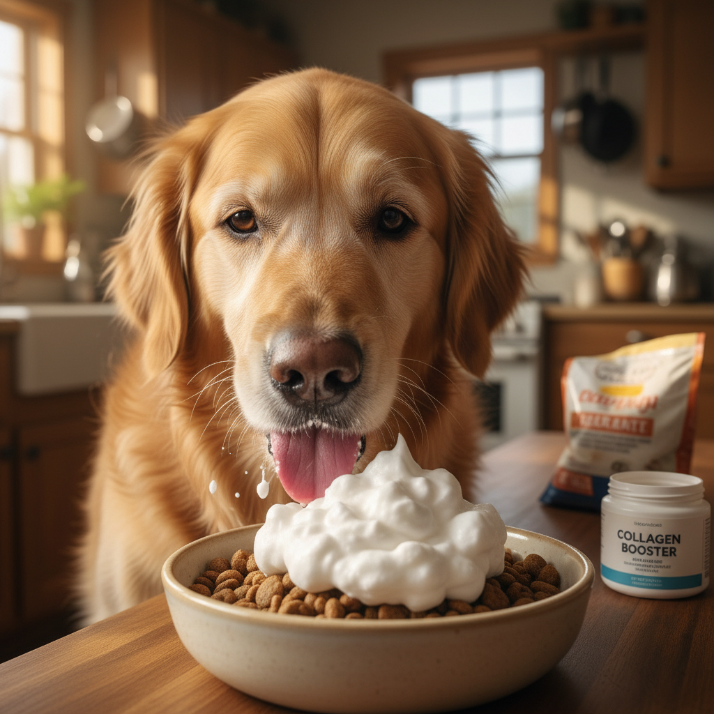 Joint-Boosting "Fluff": A Sticky Collagen Topper for Seniors