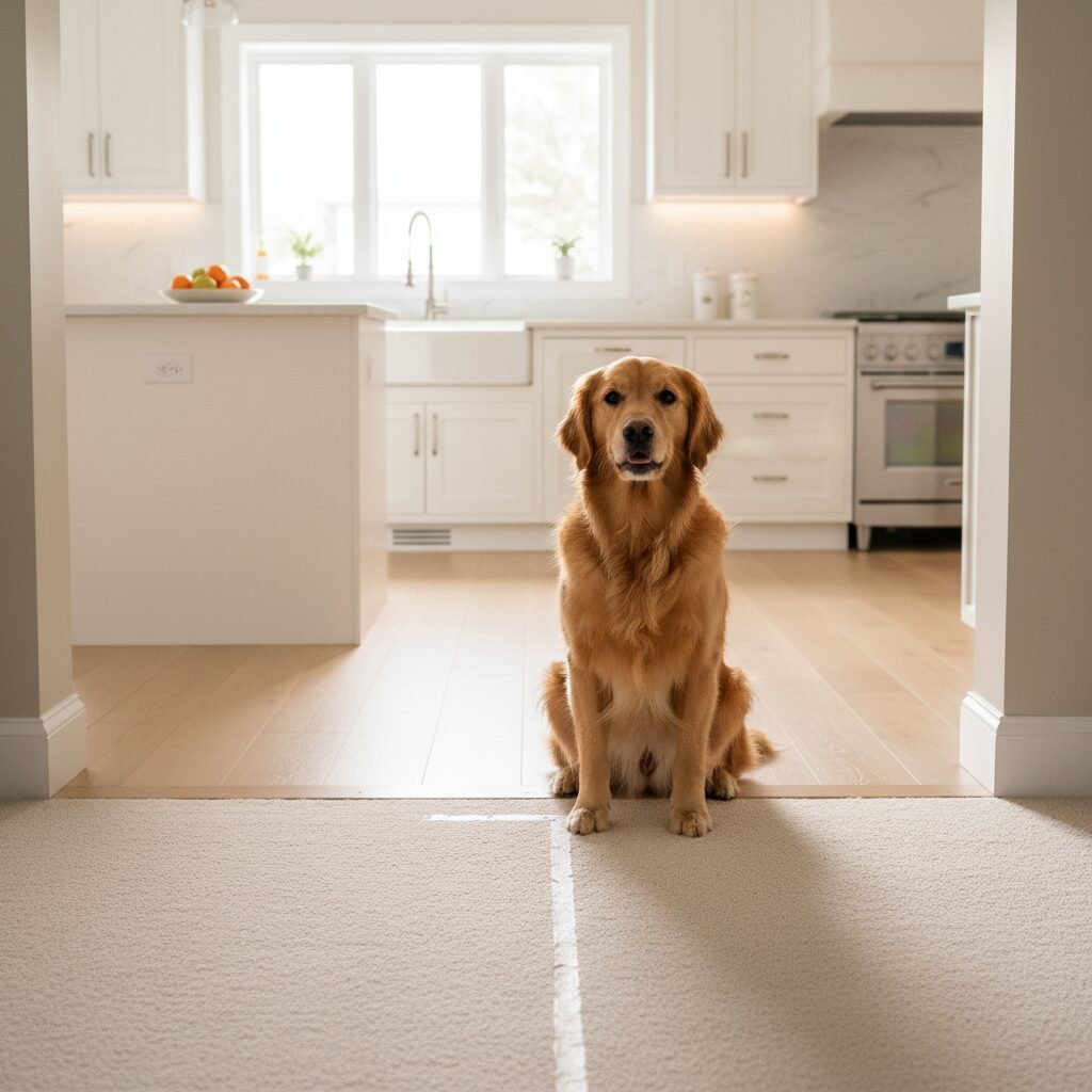 Keep Your Dog Out of the Kitchen Without Using Baby Gates