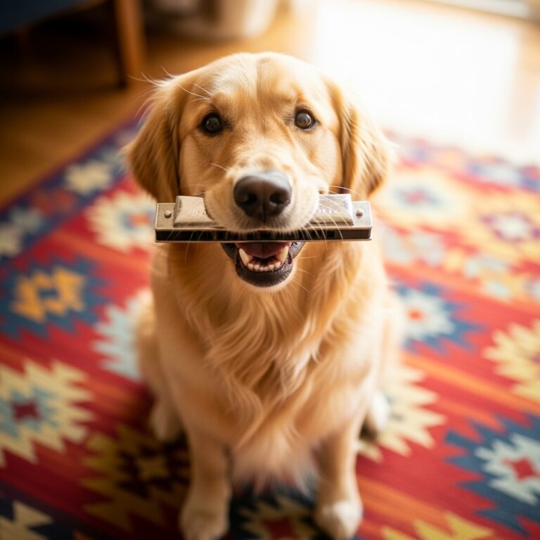 Musical Dog Trick: Teach Your Pup To Play The Harmonica