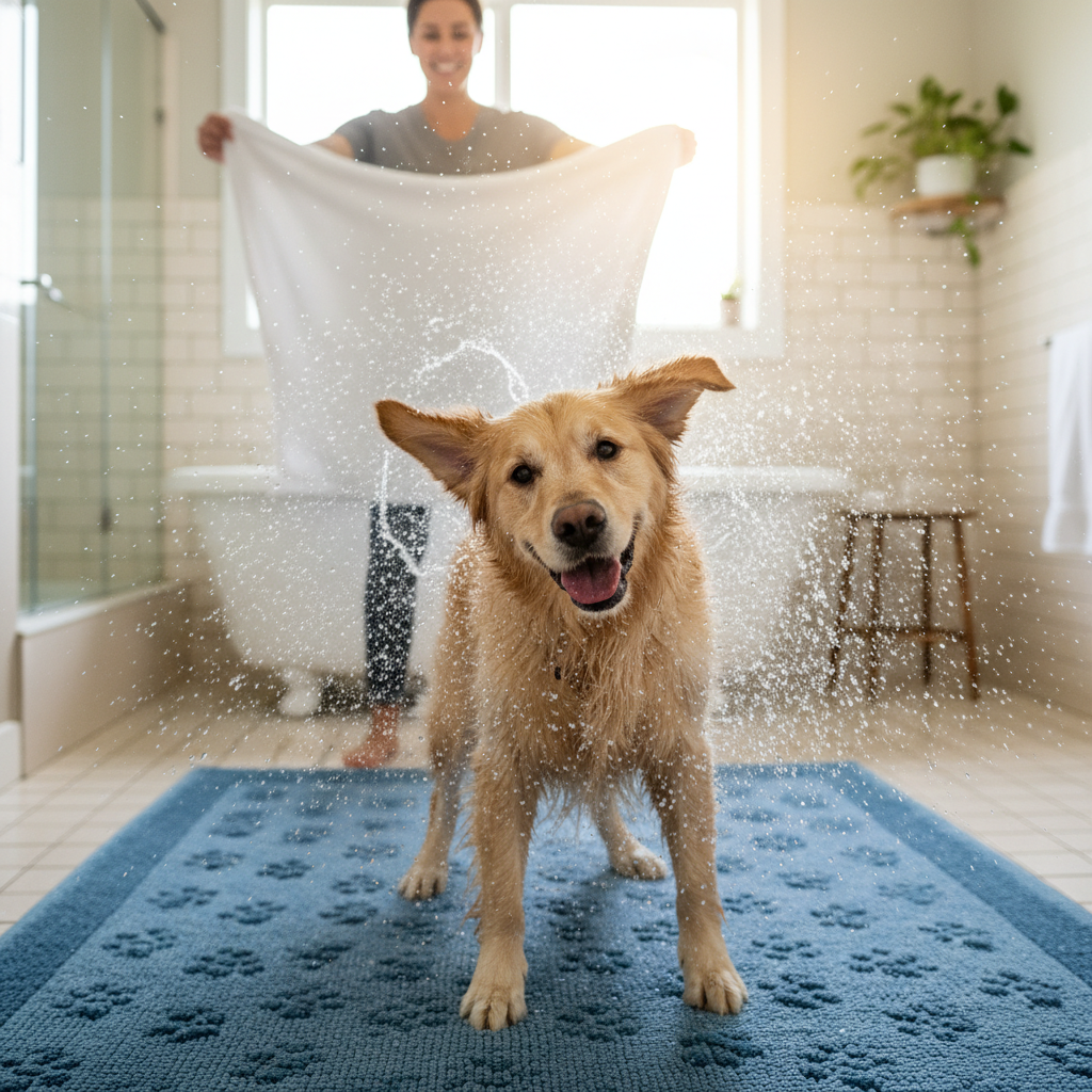 No More Wet Walls: Teach Your Dog to Shake Off on Command
