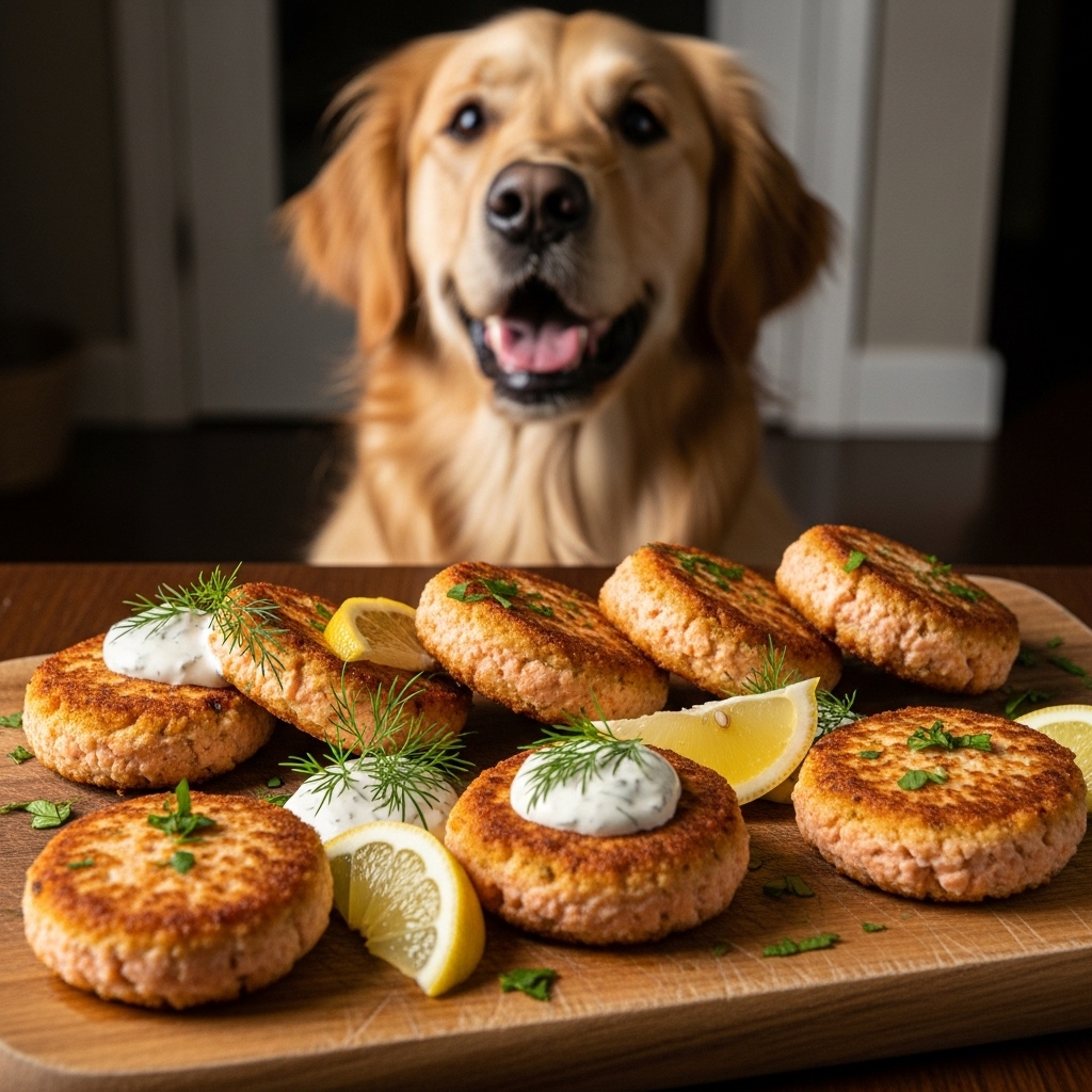 Omega-3 Bomb: Baked Salmon Patties for a Shiny Coat