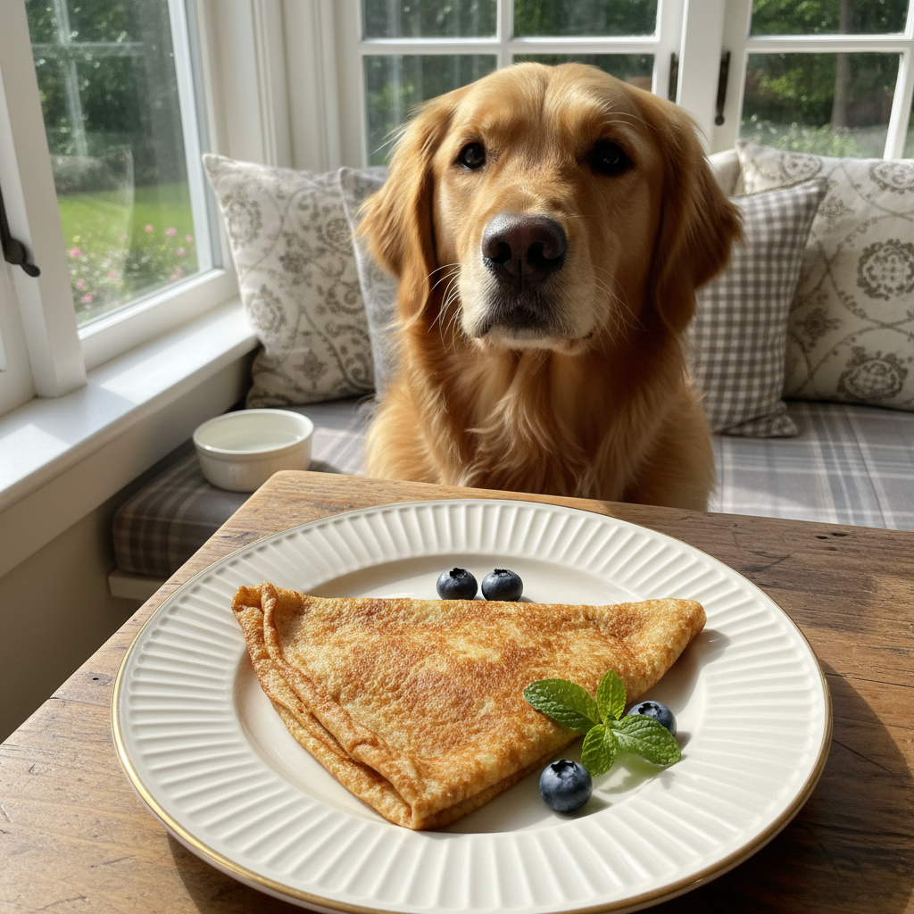 Ooh La La: Grain-Free Dog Crepes for Special Breakfasts