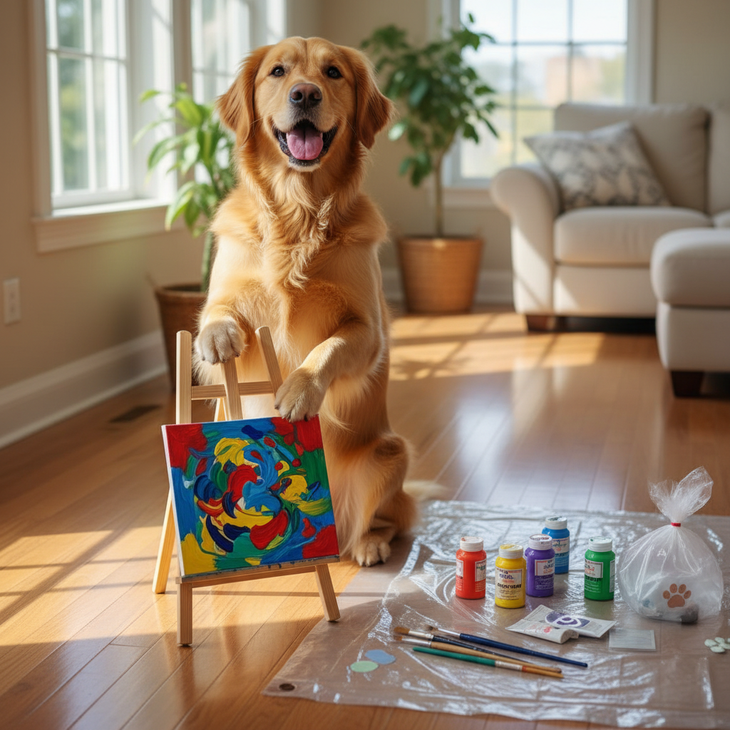 Picasso Paws: How To Teach Your Dog To Paint A Masterpiece (Mess Free)