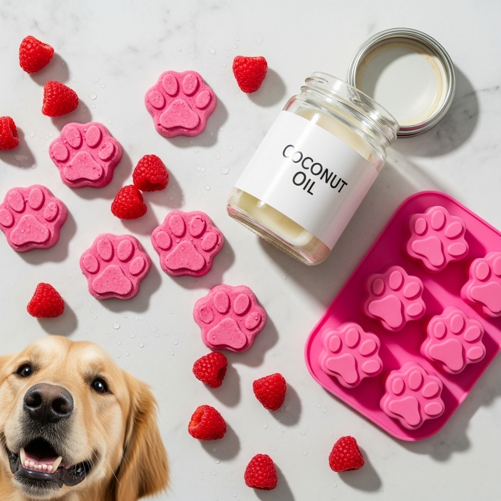 Pink Raspberry Coconut Melts: Adorable, Healthy, & Ready in 10 Minutes